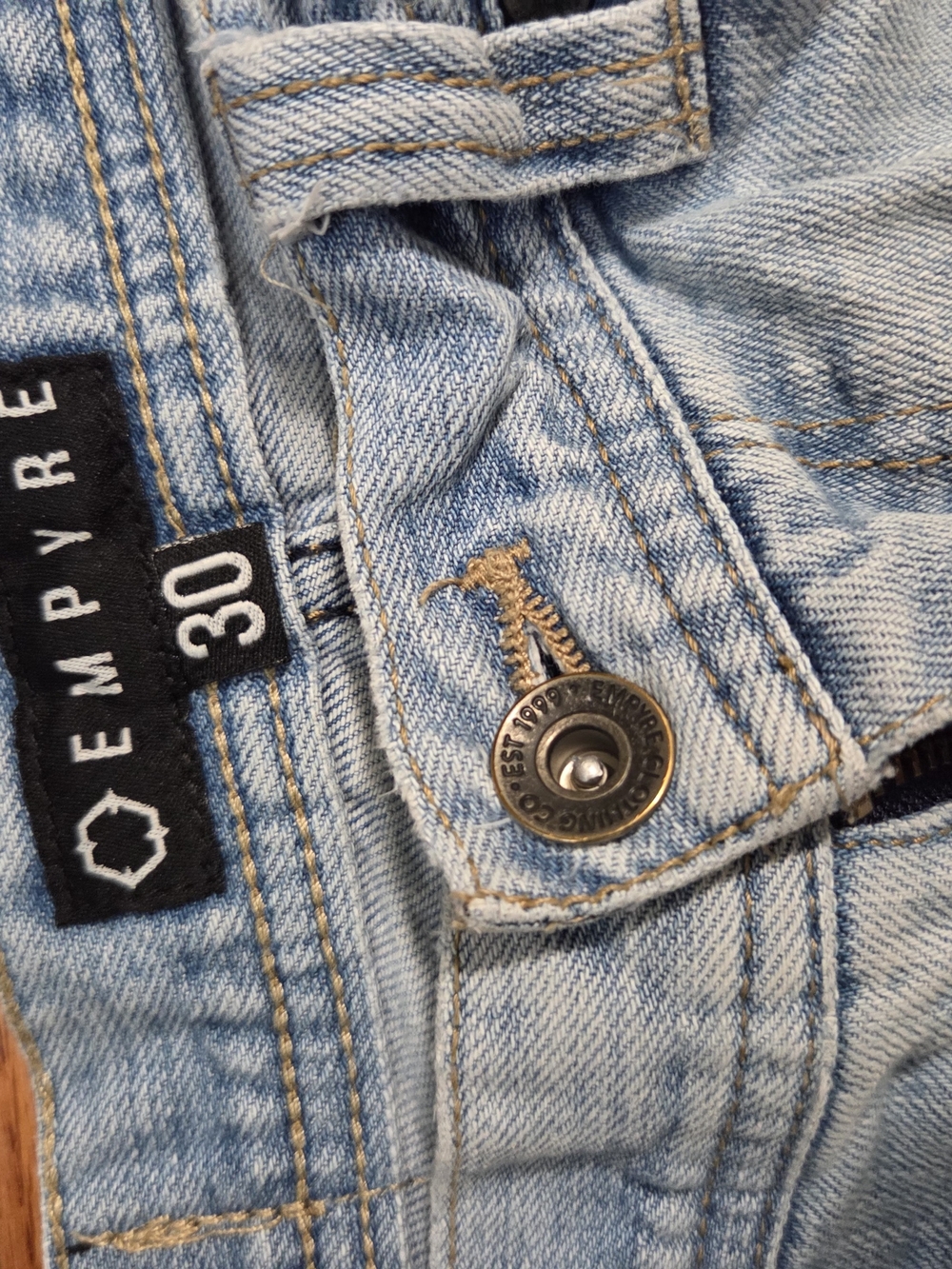 Empyre Light Blue Men's Baggy Jeans